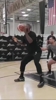 加强投射，NBA球星勒布朗詹姆斯近期投篮训练