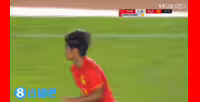 国足U16后点防守漏人，吉尔吉斯斯坦U16扳平比分